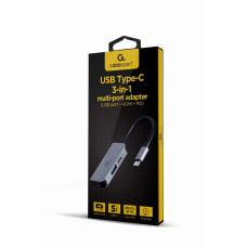 I/O ADAPTER USB-C TO HDMI/USB3/3IN1 A-CM-COMBO3-02 GEMBIRD