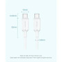 CABLE USB-C TO USB-C/1M BLUE TRCSF VENTION