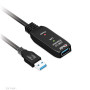 CABLE USB3.2 TO USB3.2 5M/M/F CAC-1404 CLUB3D