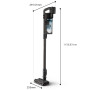 Vacuum Cleaner, PHILIPS, Dry&wet, 2-in-1 stick vacuum, Blue, Bagless, Battery, 1.7 kg, XC7163/01