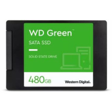 SSD, WESTERN DIGITAL, Green, 480GB, SATA 3.0, SLC, Read speed 545 MBytes/sec, 2,5, MTBF 1000000 hours, WDS480G3G0A