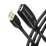 CABLE USB2.0 A-M/A-F ACTIVE/15M ADR-215 AXAGON