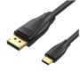 CABLE DP TO USB-C 8K HD/2M BLACK CGYBH VENTION
