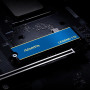 SSD, ADATA, LEGEND 710, 2TB, M.2, PCIE, NVMe, 3D NAND, Write speed 1800 MBytes/sec, Read speed 2400 MBytes/sec, TBW 520 TB, MTBF 1500000 hours, ALEG-710-2TCS