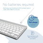 KEYBOARD WRL COMPACT BREAK/WHITE RGOCOUSWLWH R-GO TOOLS