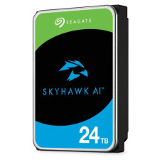 HDD, SEAGATE, SkyHawk AI, 24TB, 256 MB, 7200 rpm, Discs/Heads 10/20, 3,5, ST24000VE002