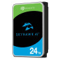 HDD, SEAGATE, SkyHawk AI, 24TB, 256 MB, 7200 rpm, Discs/Heads 10/20, 3,5, ST24000VE002