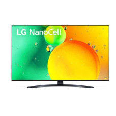 TV Set, LG, 75, 4K/Smart, 3840x2160, Wireless LAN, Bluetooth, webOS, 75NANO763QA