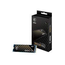 SSD, MSI, 300xTBW rating, MTBF 1500000 h, Read speed 3600 MB/s, Write speed 3100 MB/s, NVMe Yes, PCI Express 4.0, M.2, 1000 GB, SPATIUM M452, S78-440L970-P83
