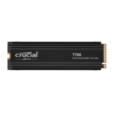 SSD, CRUCIAL, T700, 4TB, M.2, PCIe Gen5, NVMe, TLC, Write speed 11800 MBytes/sec, Read speed 12400 MBytes/sec, TBW 2400 TB, CT4000T700SSD5