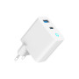 CHARGER USB 30W 2PORT/TA-UC-PDQC30L-W-01 GEMBIRD