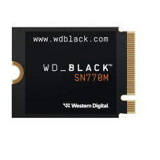 SSD, WESTERN DIGITAL, Black SN770M, 2TB, M.2, PCIe Gen4, NVMe, Write speed 4850 MBytes/sec, Read speed 5150 MBytes/sec, 2.38mm, TBW 1200 TB, WDS200T3X0G