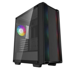 Case, DEEPCOOL, CC560 ARGB V2, MiniTower, Not included, MicroATX, MiniITX, Colour Black, R-CC560-BKTAA4-G-2