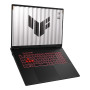 Notebook, ASUS, TUF, Gaming A18 (2025), FA808UM-S8015W, CPU Ryzen 7, 260, 18, 1920x1200, RAM 16GB, DDR5, 5600 MHz, SSD 512GB, NVIDIA GeForce RTX 5060, 8GB, ENG, Windows 11 Home, Grey, 2.6 kg, 90NR0NN1-M003S0
