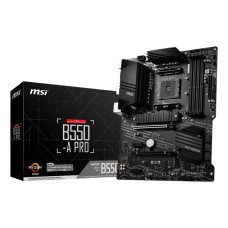 Mainboard, MSI, AMD B550, SAM4, ATX, 2xPCI-Express 3.0 1x, 1xPCI-Express 3.0 4x, 2xM.2, 1xPCI-Express 4.0 16x, Memory DDR4, Memory slots 4, 1xDisplayPort, 2xAudio-In, 4xAudio-Out, 4xUSB 2.0, 1xUSB type C, 3xUSB 3.2, 1xPS/2, 1xRJ45, B550-APRO Mainboard, MSI, AMD B550, SAM4, ATX, 2xPCI-Express 3.0 1x, 1xPCI-Express 3.0 4x, 2xM.2, 1xPCI-Express 4.0 16x, Memory DDR4, Memory slots 4, 1xDisplayPort, 2xAudio-In, 4xAudio-Out, 4xUSB 2.0, 1xUSB type C, 3xUSB 3.2, 1xPS/2, 1xRJ45, B550-APRO