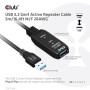 CABLE USB3.2 TO USB3.2 5M/M/F CAC-1404 CLUB3D