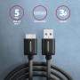 CABLE USB3.2 TO MICRO-B 1M/SPEED BLK BUMM3-AM10AB AXAGON