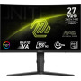 LCD Monitor, MSI, MAG 275CQRF QD E2, 27, Gaming/Curved, Swivel, Height adjustable, Tilt, Matte, Panel VA, 2560x1440, 16:9, 180Hz, 1 ms, Colour Black, MAG275CQRFQDE2