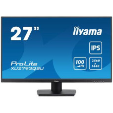 LCD Monitor, IIYAMA, 27, Business, Panel IPS, 2560x1440, 16:9, 100Hz, Matte, 1 ms, Speakers, Tilt, Colour Black, XU2793QSU-B6