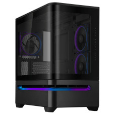 Case, ASUS, micro ATX/Mini-ITX, Black, Midi Tower, PC, Prime AP202 ARGB, PRIMEAP202TG