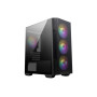 Case, MSI, MAG FORGE M100R, Micro, Not included, MicroATX, MiniITX, Colour Black, MAGFORGEM100R