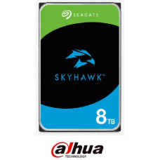 HDD, SEAGATE, SkyHawk, 8TB, SATA, 256 MB, 5400 rpm, Discs/Heads 4/8, 3,5, ST8000VX010