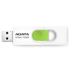 MEMORY DRIVE FLASH USB3 512GB/WHITE AUV320-512G-RWHGN ADATA MEMORY DRIVE FLASH USB3 512GB/WHITE AUV320-512G-RWHGN ADATA