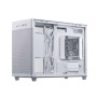 Case, ASUS, Prime AP201 Tempered Glass, Micro, Not included, MicroATX, MiniITX, Colour White, PRIMEAP201TG
