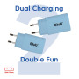 MOBILE CHARGER WALL USB-C/2PACK 30W BLUE CAC-3022 CLUB3D