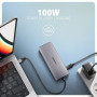 I/O HUB USB-C 6IN1 10GBPS/0.15M HMC-6G2L AXAGON