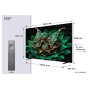TV Set, TCL, 115 , 4K Ultra HD, 3840 x 2160 pixels, Flat, 16:9, QD-Mini LED, 115C7K