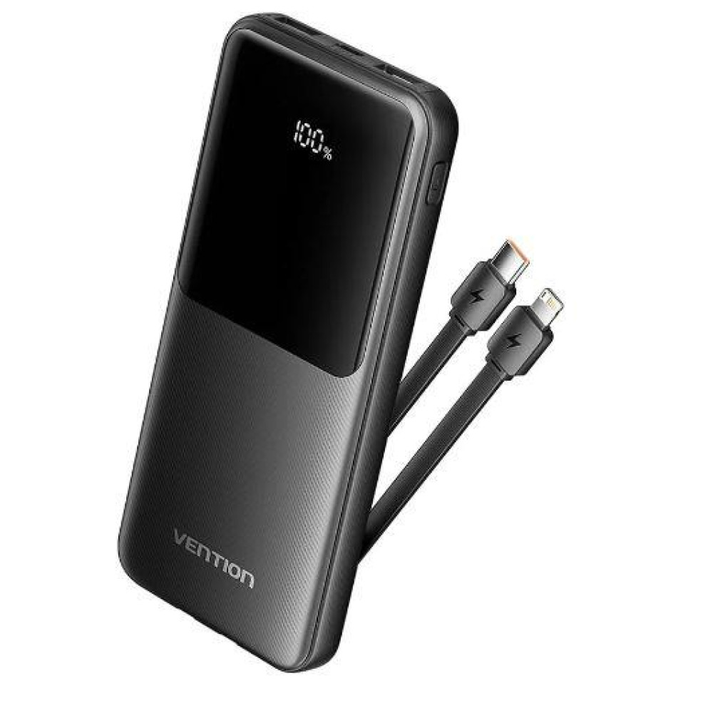 POWER BANK USB 10000MAH 22.5W/BLACK FHOB0 VENTION POWER BANK USB 10000MAH 22.5W/BLACK FHOB0 VENTION