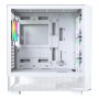 Case, MONTECH, X5, MidiTower, Case product features Transparent panel, Not included, Colour White, X5(W)