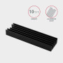 SSD ACC COOLER M.2 2280/10MM CLR-M2L10 AXAGON