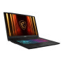 Notebook, MSI, Katana 17 HX B14WFK, CPU Core i7, i7-14650HX, 2200 MHz, 17.3, 1920x1080, RAM 16GB, DDR5, 5600 MHz, SSD 1TB, NVIDIA GeForce RTX 5060, 8GB, ENG, Black, 2.7 kg, KATANA17HXB14WFK-212NL