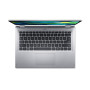 Notebook, ACER, Aspire, Go Spin 14, AGSP14-31PT-C72L, CPU Intel N-Series, N150, 800 MHz, 14, Touchscreen, 1920x1200, RAM 16GB, LPDDR5, SSD 512GB, IntelGraphics, Integrated, ENG, Windows 11 Home, Pure Silver, 1.54 kg, NX.J3UEL.001