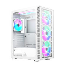 Case, MONTECH, X3 Glass, MidiTower, Case product features Transparent panel, Not included, ATX, MicroATX, MiniITX, Colour White, X3GLASS(W)