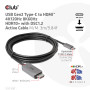 CABLE USB-C TO HDMI 3M/M/M CAC-1587 CLUB3D