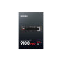 SSD, SAMSUNG, 9100 PRO, 1TB, M.2, PCIe Gen5, NVMe, TLC, Write speed 13300 MBytes/sec, Read speed 14700 MBytes/sec, 2.38mm, TBW 600 TB, MZ-VAP1T0BW