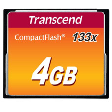 MEMORY COMPACT FLASH 4GB/SLC TS4GCF133 TRANSCEND