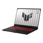 Notebook, ASUS, TUF, FA608UMI-TU167W, CPU AMD RyzenT 7, 260, 3.8 GHz, 16 , 1920 x 1200 pixels, RAM 16 GB, DDR5-SDRAM, SSD 512 GB, Discrete graphics NVIDIA GeForce RTX 5060, 8 GB, On-board graphics Yes, Numeric keypad Yes, OS installed Windows 11 Home, Col