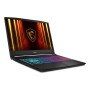 Notebook, MSI, Katana 15 HX B14WFK, CPU Core i7, i7-14650HX, 2200 MHz, 15.6, 1920x1080, RAM 16GB, DDR5, 5600 MHz, SSD 512GB, NVIDIA GeForce RTX 5060, 8GB, ENG, Windows 11 Home, Black, 2.4 kg, KATANA15HXB14WFK-073NL