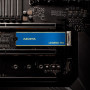SSD, ADATA, LEGEND 710, 512GB, M.2, PCIE, NVMe, 3D NAND, Write speed 1000 MBytes/sec, Read speed 2400 MBytes/sec, TBW 130 TB, MTBF 1500000 hours, ALEG-710-512GCS