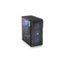 Case, ENDORFY, Regnum 400 ARGB, MidiTower, Case product features Transparent panel, Not included, ATX, MicroATX, MiniITX, Colour Black, EY2A009