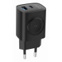 CHARGER USB 2IN1 20W 2PORT/TA-UC-PDQCW20-01-BK GEMBIRD