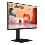 LCD Monitor, LG, 27, Panel IPS, 1920x1080, 16:9, 100Hz, Matte, Speakers, Swivel, Pivot, Height adjustable, Tilt, Colour Black, 27BA550-B