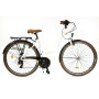 BICYCLE CITY LIFESTYLE 3.0 W/R:28 F:48cm WH/BR ROCKSBIKE