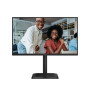 LCD Monitor, AOC, 60.5 cm (23.8), 1920 x 1080 pixels, Full HD, Native aspect ratio 16:9, LED, Flat, 24E4U