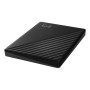 External HDD, WESTERN DIGITAL, My Passport, 2TB, USB 2.0, USB 3.0, USB 3.2, Colour Black, WDBYVG0020BBK-WESN