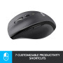 MOUSE USB LASER WRL M705/BLACK 910-001949 LOGITECH